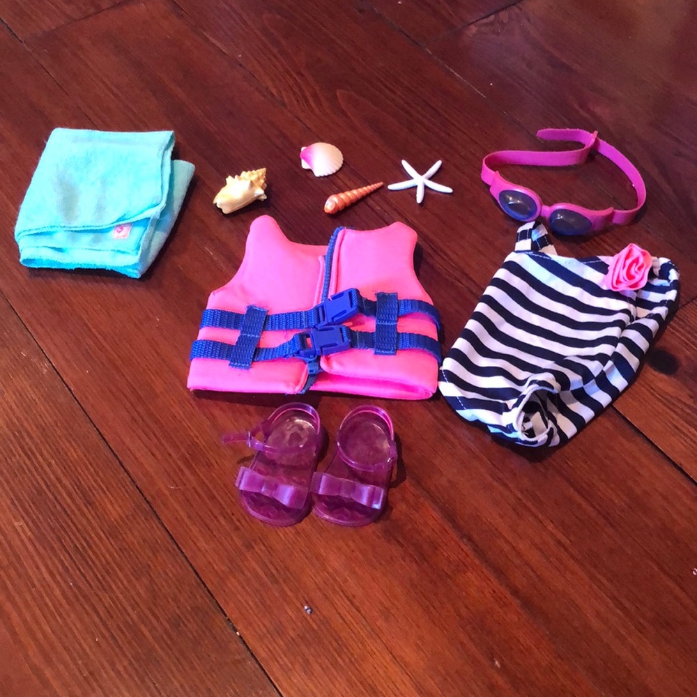 American girl swim set